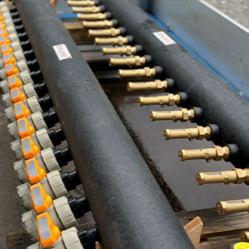 Geothermie Grossverteiler aus Kunststoff für Erdsondenanlagen über 125 mm zur effizienten Verteilung hoher Volumenströme